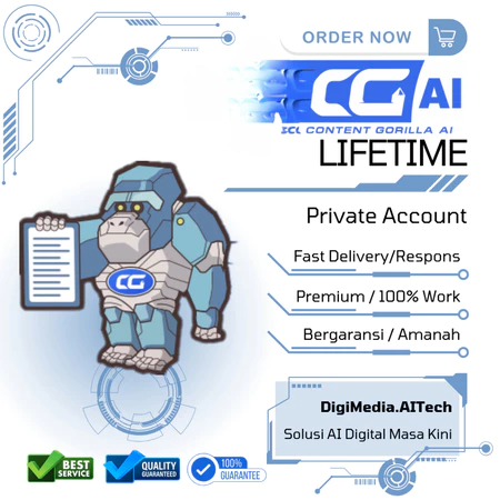 .Content Gorilla Ai - LIFETIME | Solusi Canggih Buat Konten Blog Otomatis Dari Video