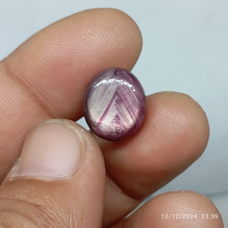 Ruby Star tajam Ring perak silver 925