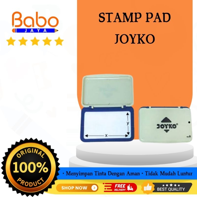 

BABO JAYA Stamp Pad Joyko / Bantalan Stamp / Alat Kantor / Tanpa Tinta