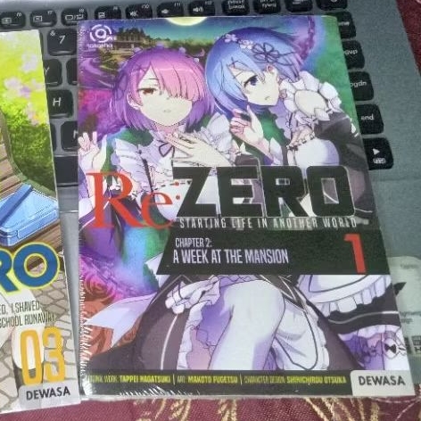 KOMIK RE ZERO VOL 1 SEGEL