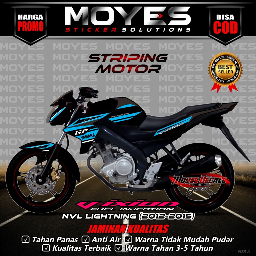 Striping Vixion NVL - Decal Vixion NVL - Stiker Vixion NVL - Decal Stiker Vixion NVL 2012-2015 GP
