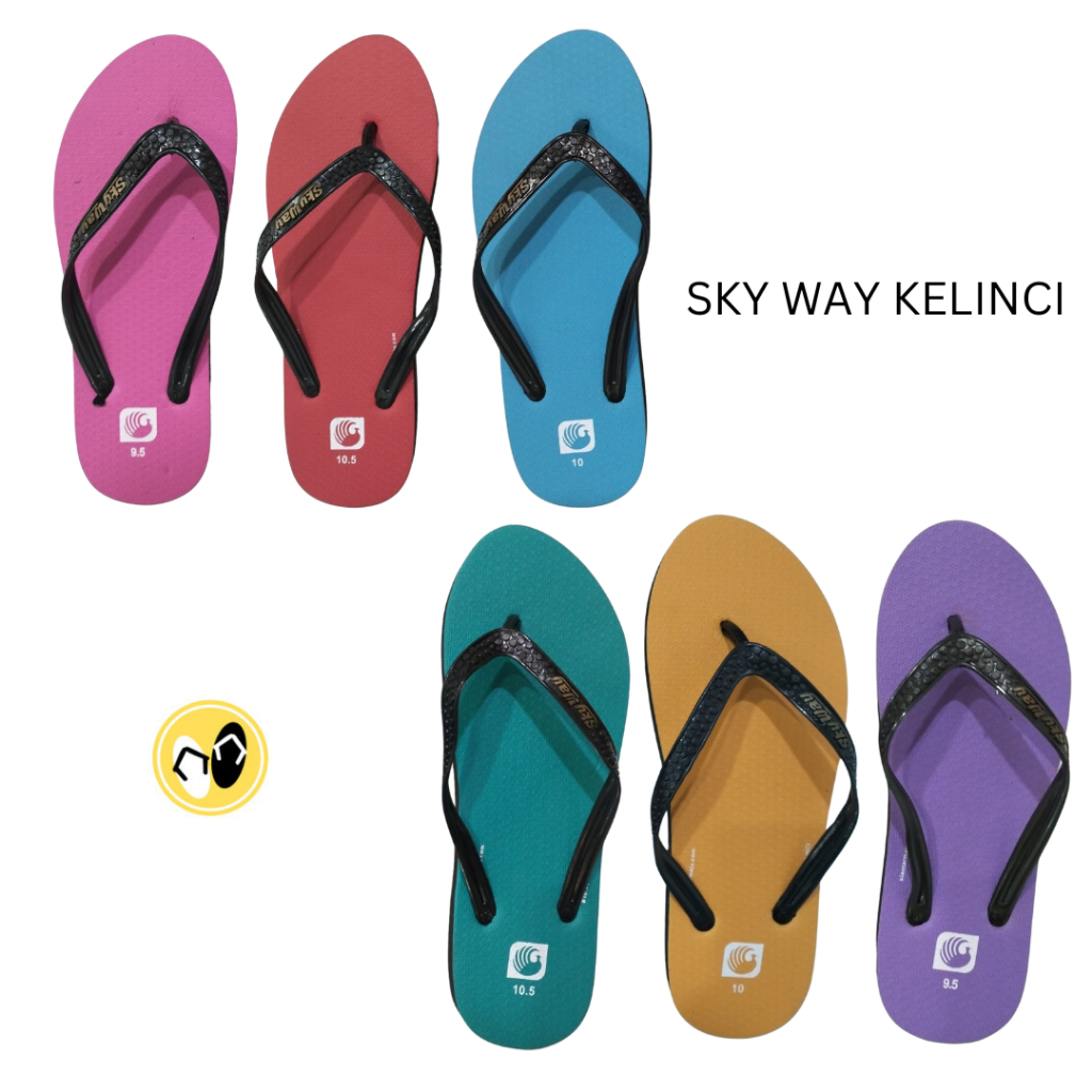 Grosir Sandal Jepit Pria Wanita Unisex Sky Way Kelinci