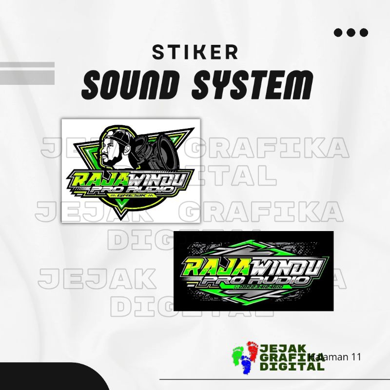 

Stiker Sound System Horeg Raja Windu Audio Gresik By Brewog