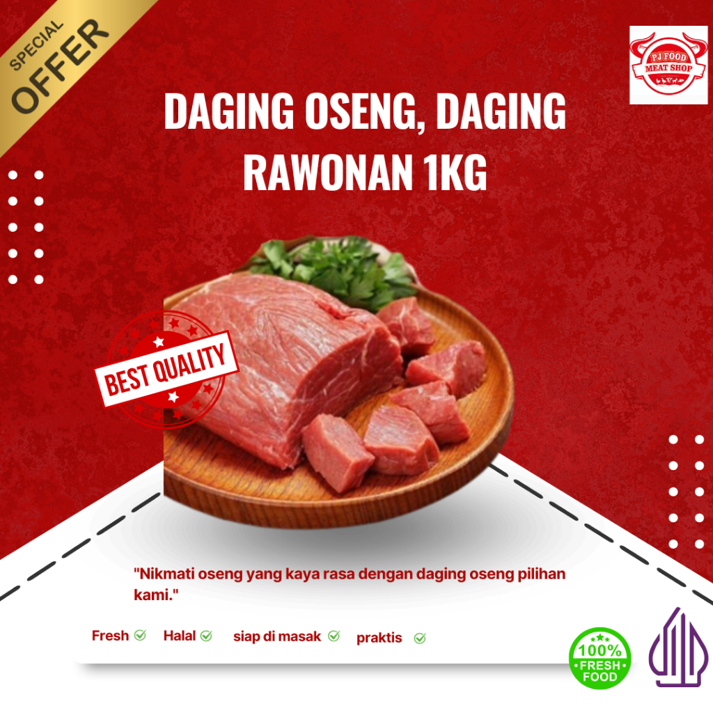 

DAGING OSENG, DAGING TRIMMING kurleb 1kg