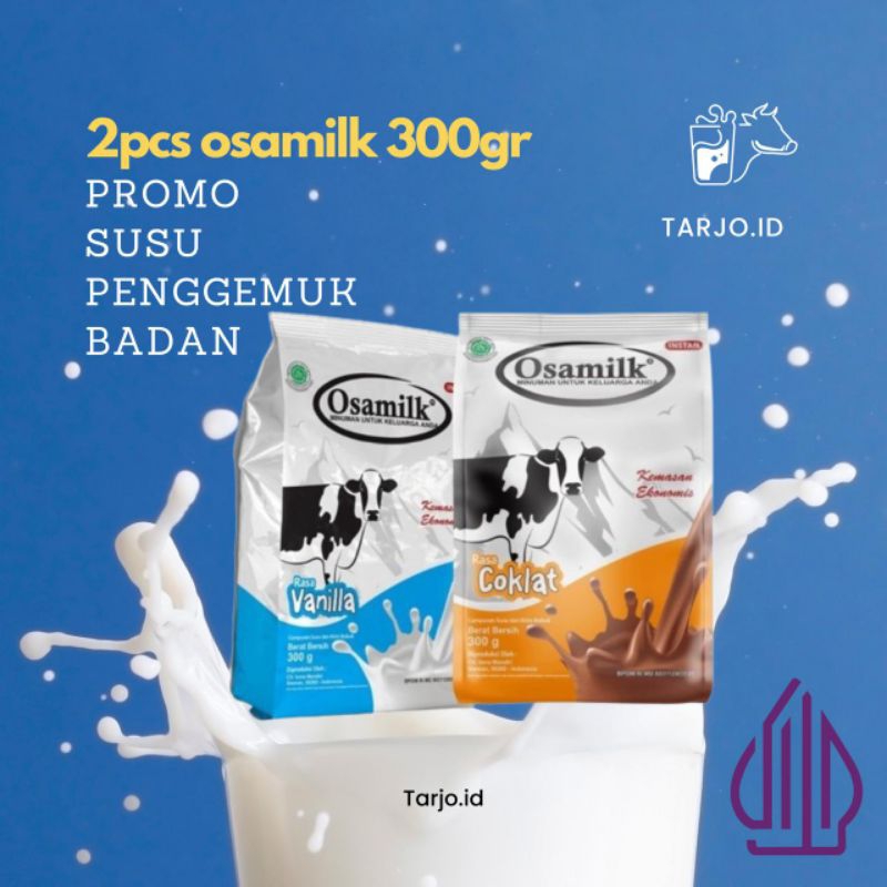 

( lebih hemat ) 2 pcs @300gr susu osamilk susu bubuk penggemuk badan