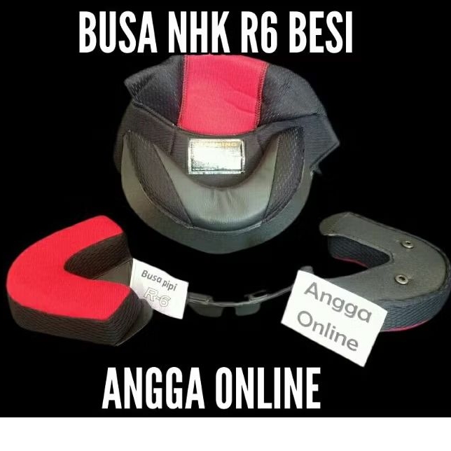 Busa Helm NHK R6 Besi, NHK R 6, Busa Helm NHK R 6 Kancing Besi, NHK R6
