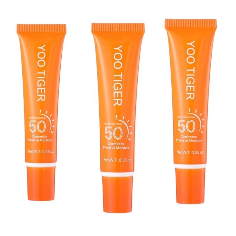 ( 3 PCS ) YOO TIGER Sun Block SPF 50 Sunblock Tahan Lama Yootiger PA++ SVMY Sun Screen Sunscreen Waj