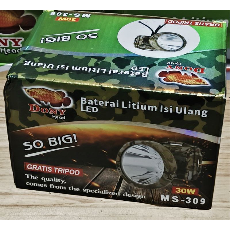 Senter kepala DONY MS-309 loreng