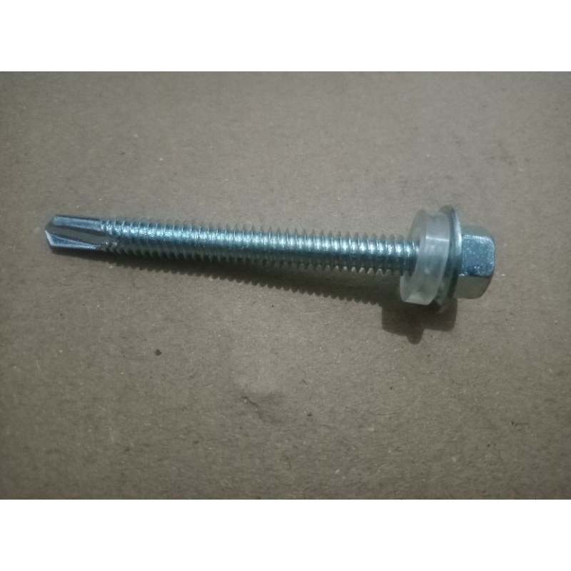 30 Pcs Baut Drilling 12x50 Drilling Screw + Karet