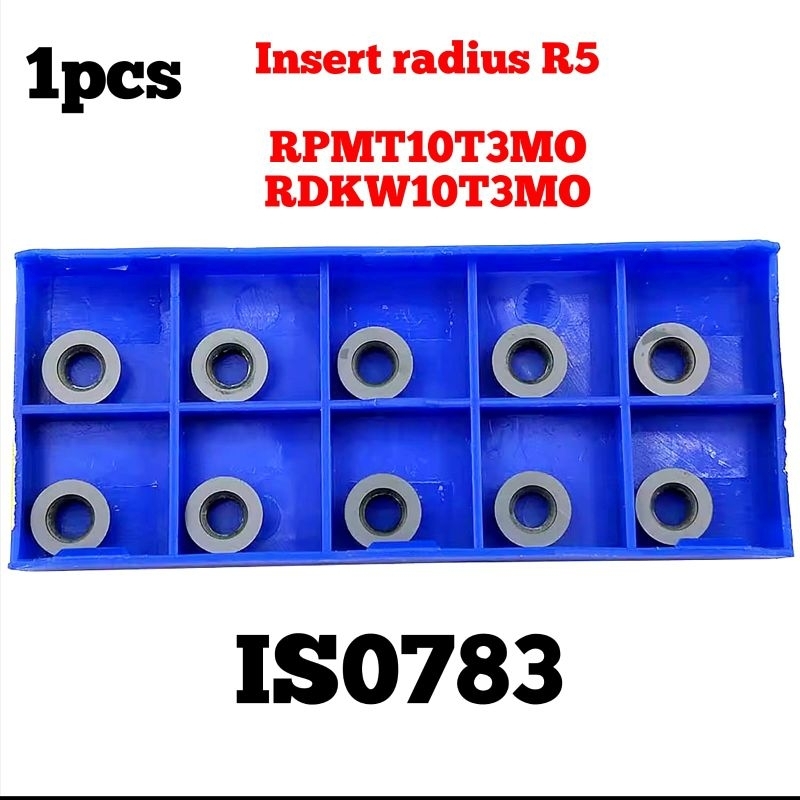 INSERT RPMT10 INSERT RADIUS RPMT 10T3MOE PAHAT BUBUT MILLING HOLDER FACEMILL