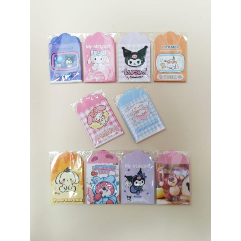 

10Pcs Amplop Lebaran Uk Medium Siap Pakai Motif Kartun