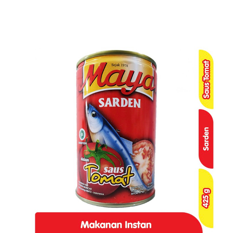 

Maya Sarden Kaleng Kemasan 425gr