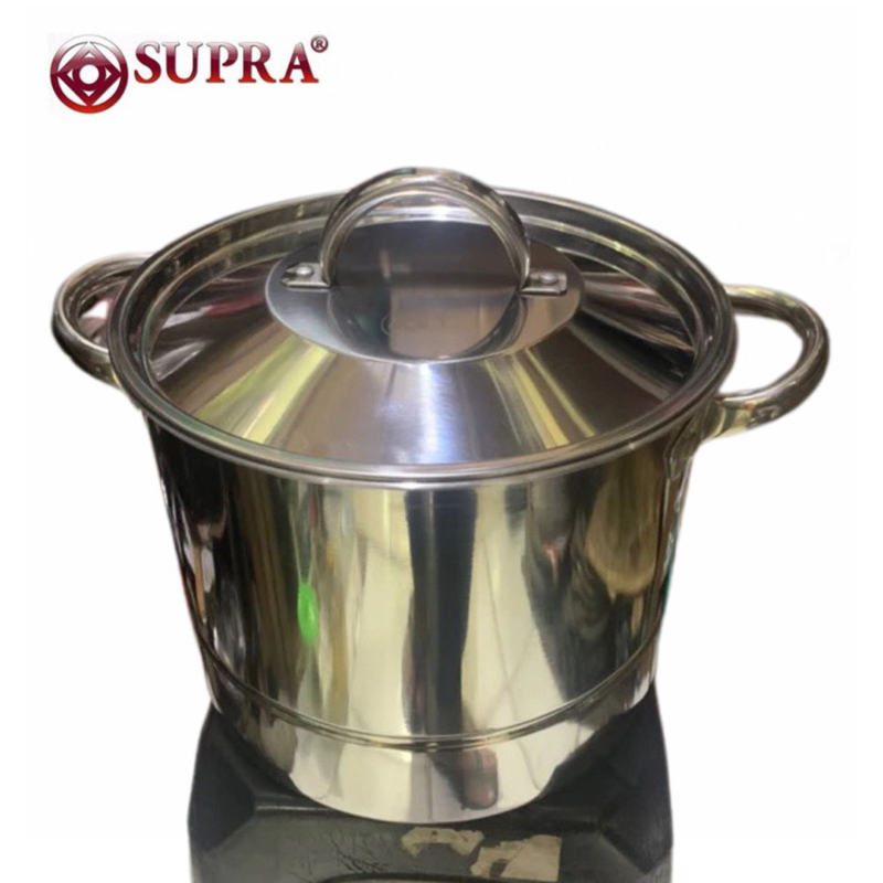 Panci serbaguna | dandang kukusan stainles steel supra 16Qt ( 30cm )