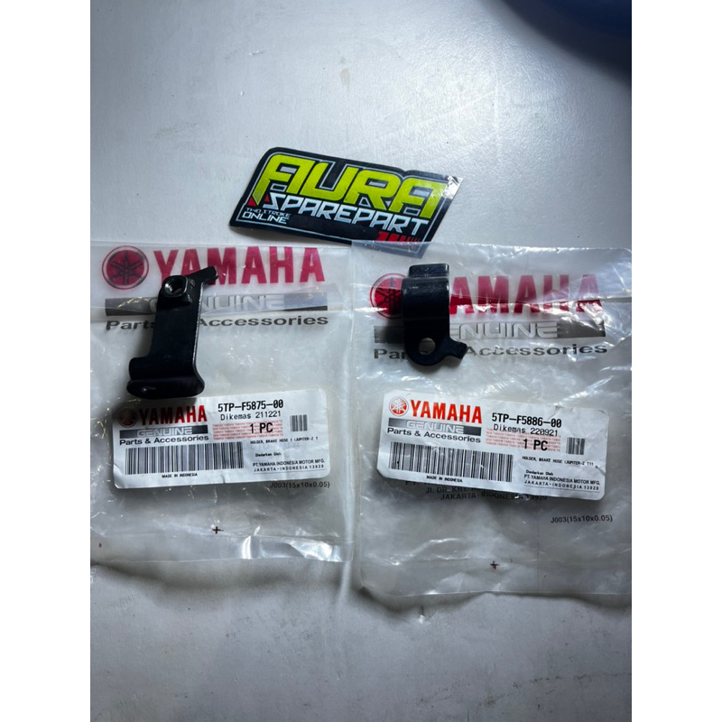 Breket selang rem depan jupiter z 2003 - 2008 Burhan Original YGP | Holder Brake Hose - 5TP-F5886-00