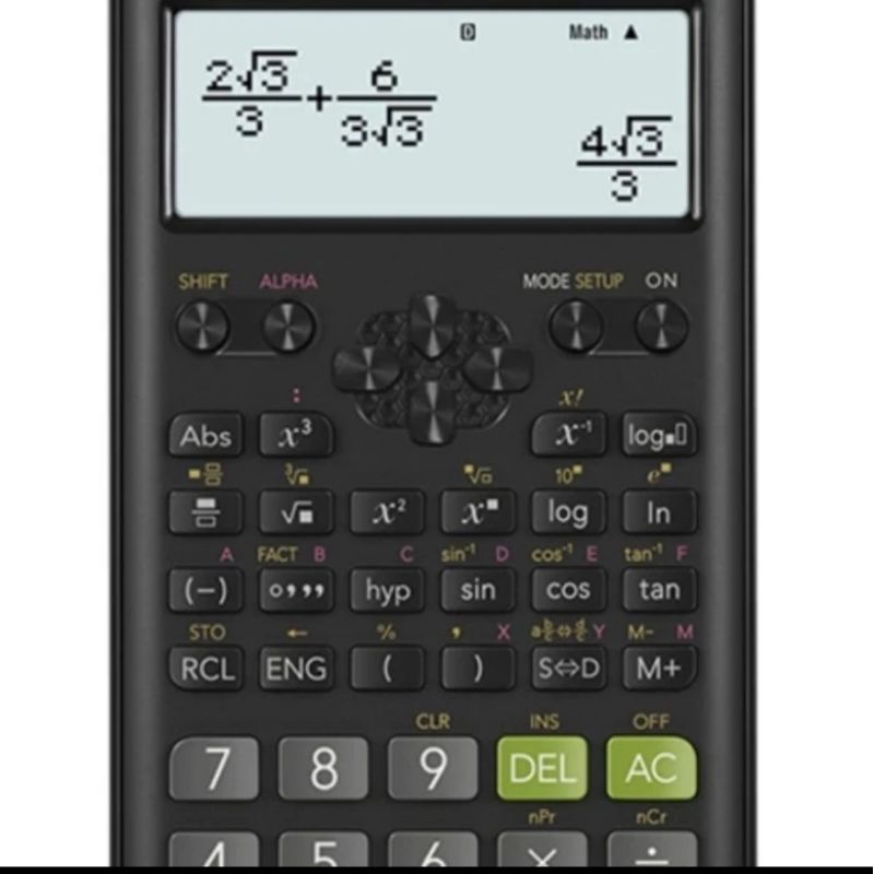 

CALCULATOR SCIENTIFIC FX 350ES PLUS - KALKULATOR KINCIZEN FX-350ES PLUS