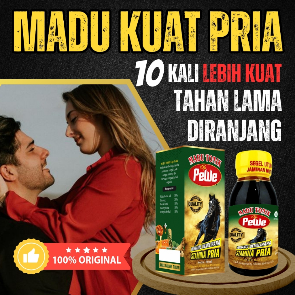 

Madukuat Madu Pewe 100% Asli Stamina Pria Dewasa Vitalitas Kuat Perkasa Tahan Lama Aman Di Konsumsi