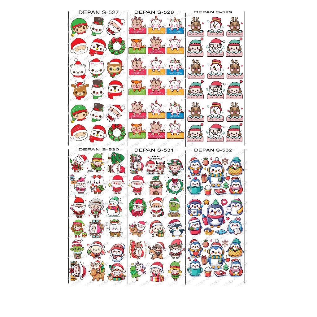 

Edible Stamp Stiker Makanan Edible Stiker Edible Image Edible Print Sticker Makanan Natal Christmas Bisa Dimakan