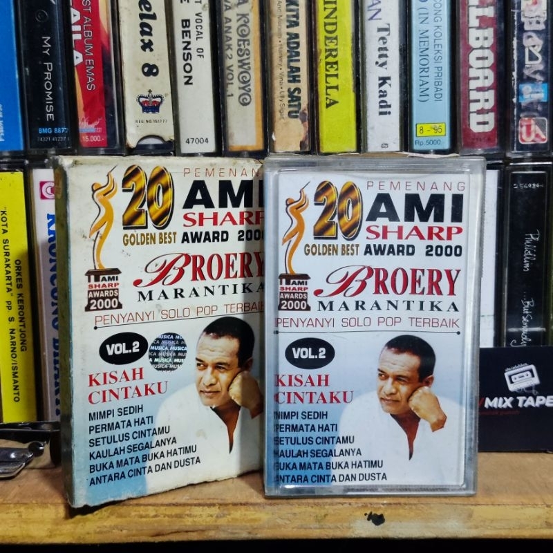 Kaset Pita - Broery Marantika - Ami Sharp Award 2000 - Radio Tape - Kaset - Radio - Pemutar Kaset - 
