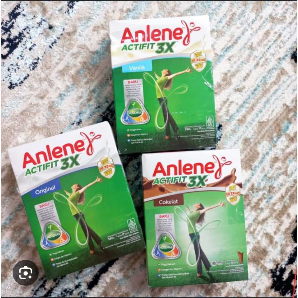 

ANLENE ACTIFIT 3X ORIGINAL/VANILA/COKLAT 590 GR