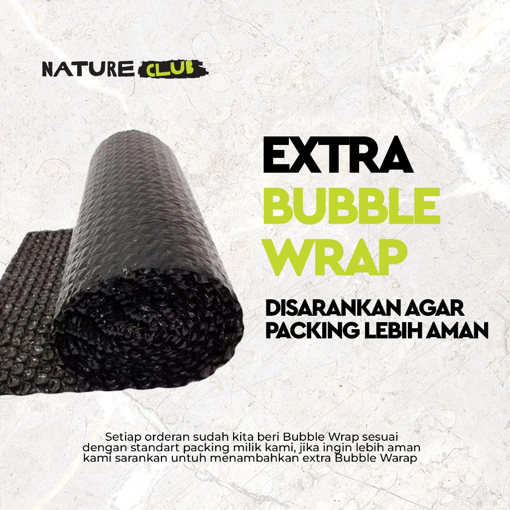 

Bubble Wrap Tambahan - Extra bubble wrap Pelindung paket