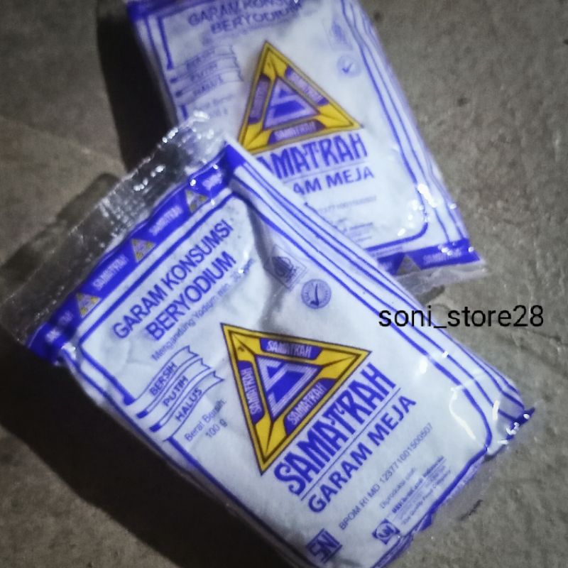 

Garam samatrah 100 gram/garam halus
