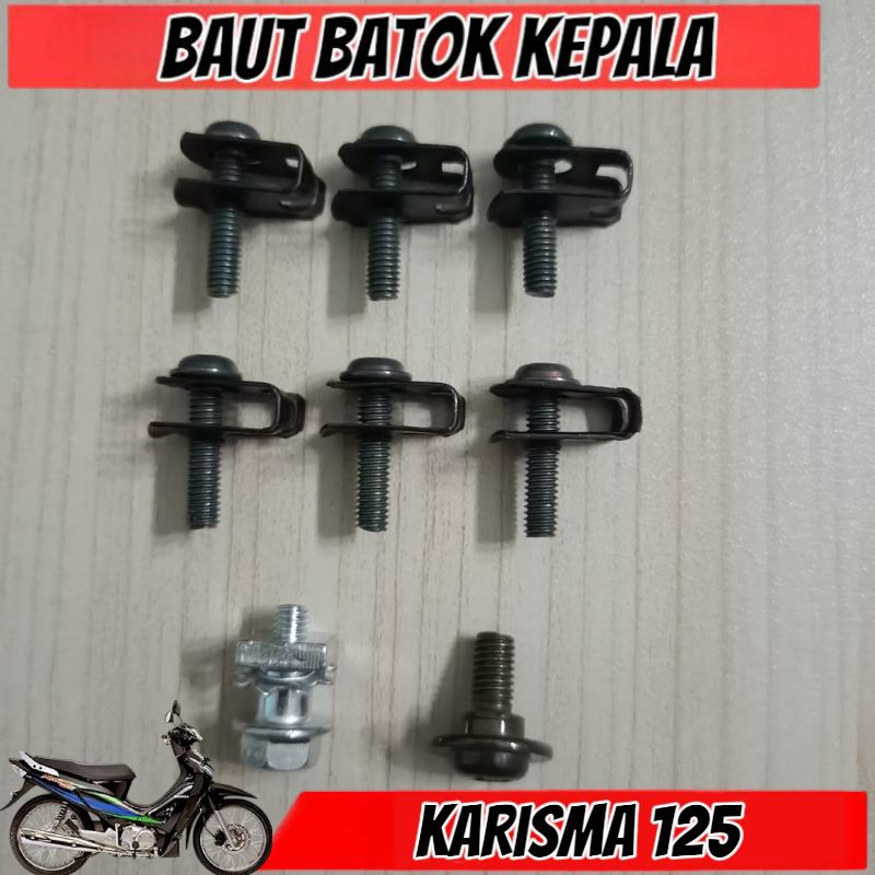 Baut Batok kepala Karisma 125 / Baut Batok komplit Honda karisma 125