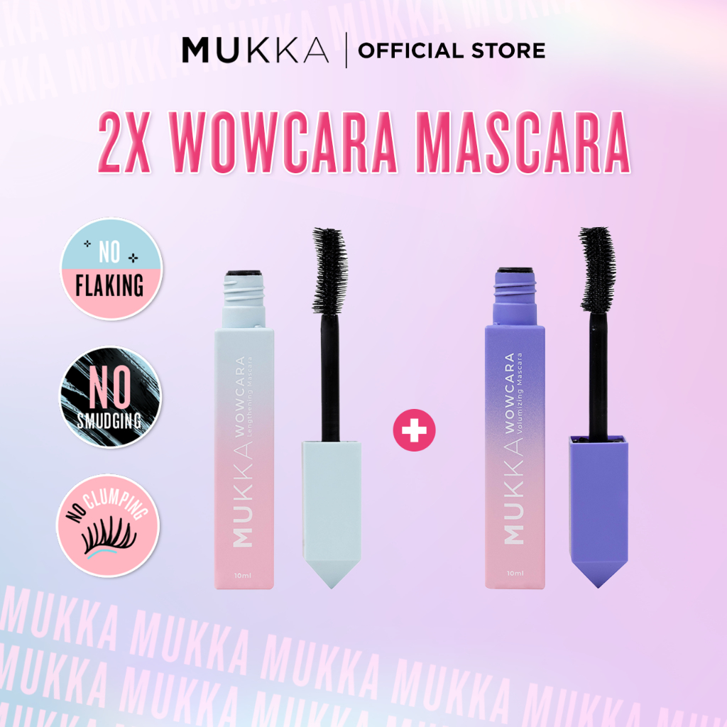 [BUNDLING] Mukka - 2x Wowcara Mascara