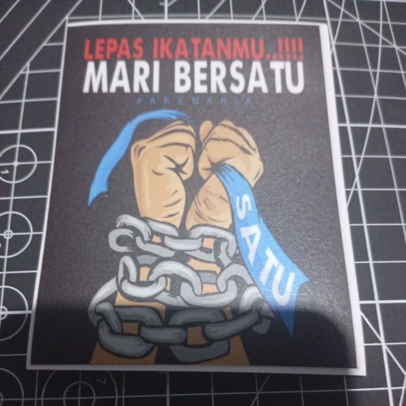 

STIKER PRINTING MARI BERSATU AREMANIA