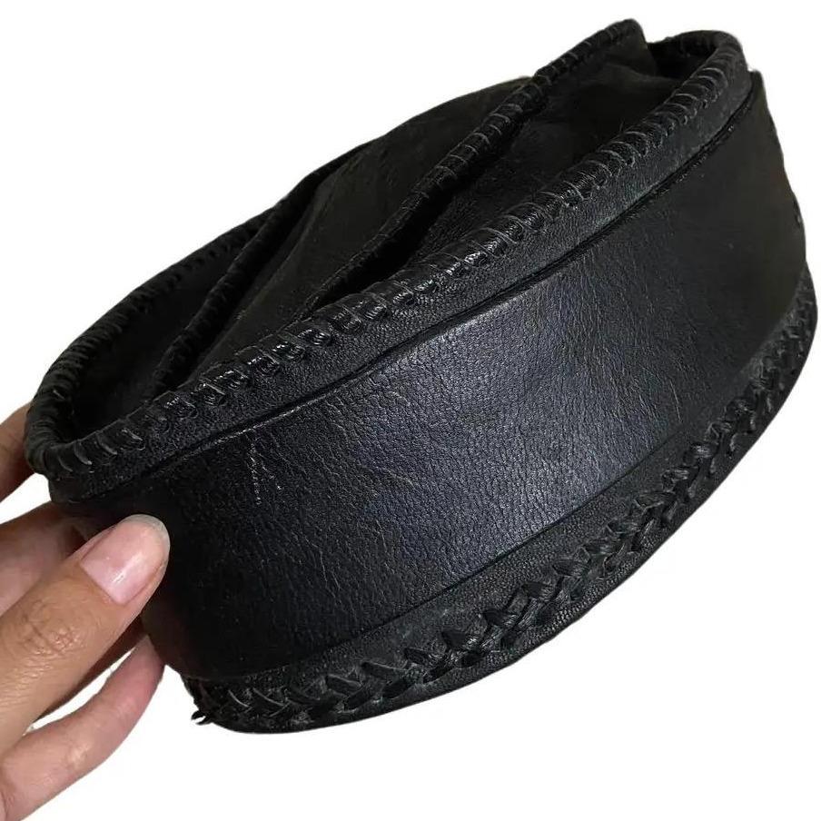 Pre Order PECI KOPEAH HITAM KULIT ASLI PRIA SUNDA SULAM HANDMADE ORIGINAL COOL & CALM