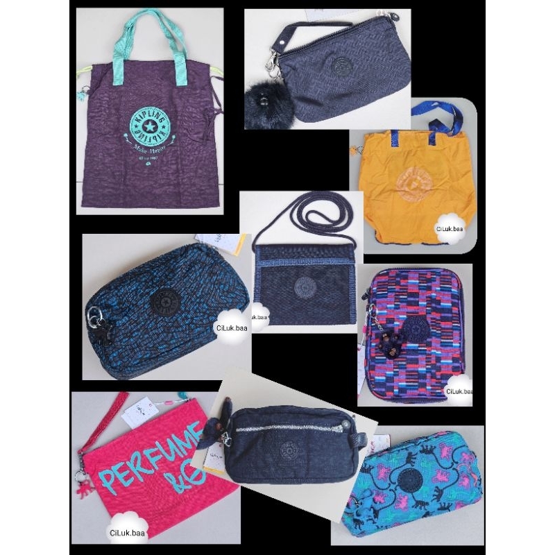 [𝗡𝗘𝗪] TAS KIPLING* Clutch Pouch Dompet ecobag • ORIGINAL STORE