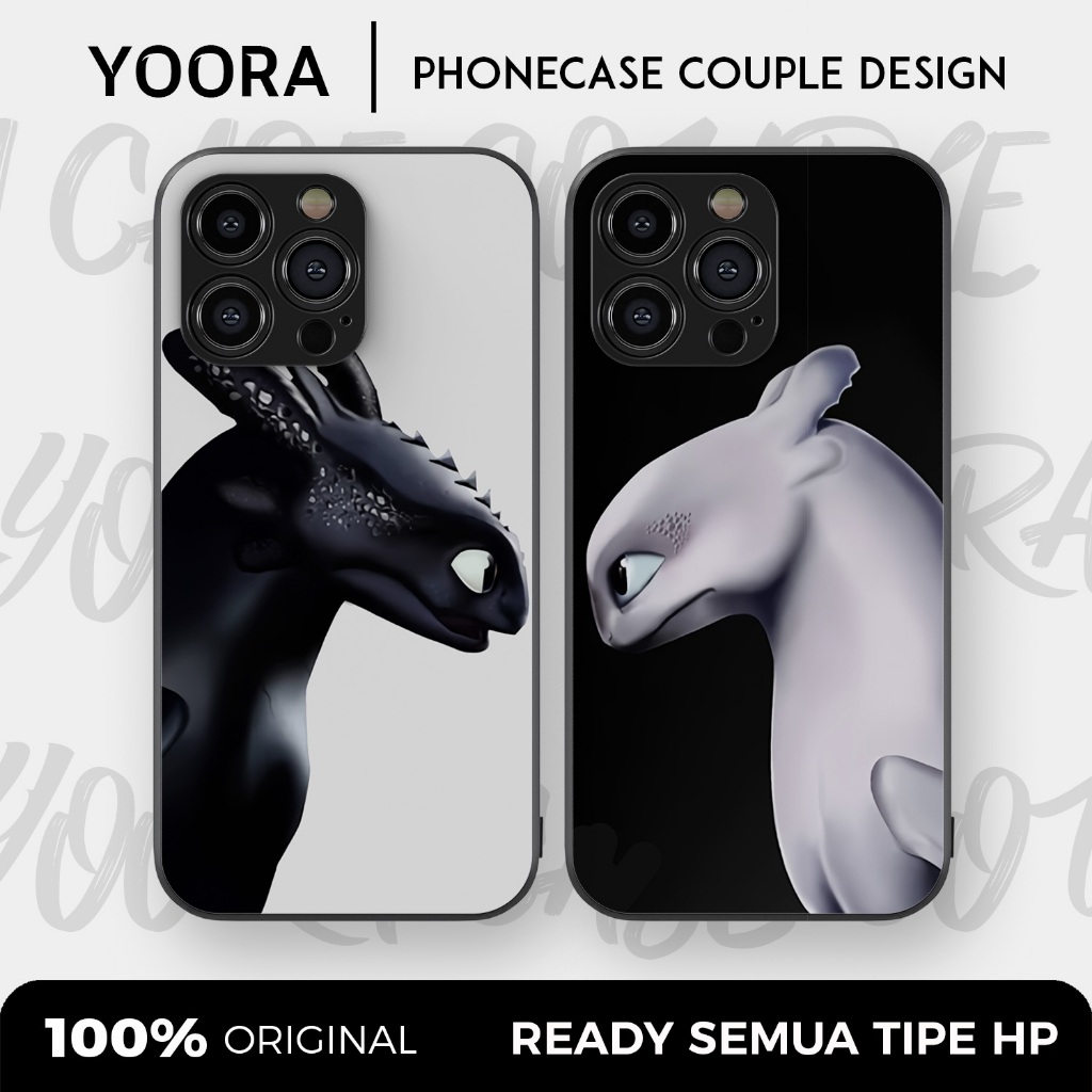 [HT03] Custom Case Couple How To Train Your Dragon Premium Bisa Untuk Semua Tipe Hp