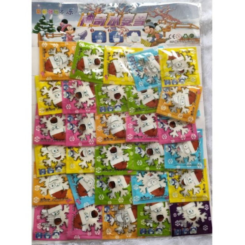 salju mainan anak seru, salju saljuan bijian