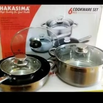 Hakasima Cookware Set 6 Piece Ori