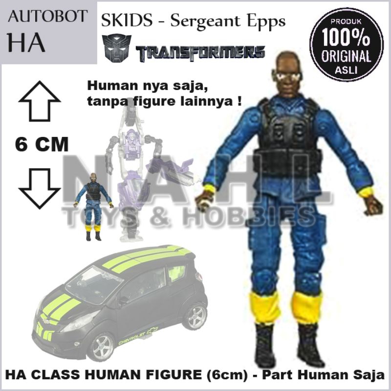 Figure Sergeant Epps - Lepasan Transformers Human Alliance Skids DOTM (Original)
