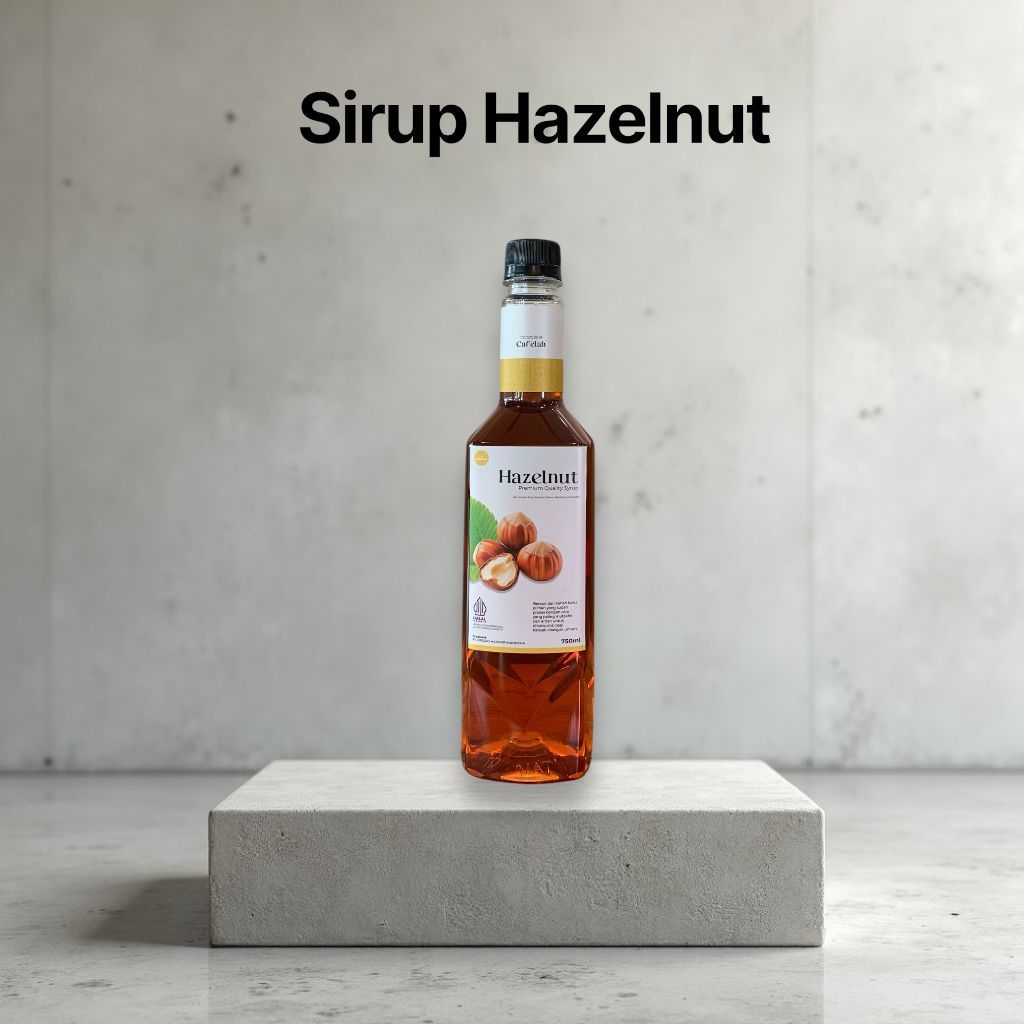

TheCafelab Sirup Hazelnut 750ml / Sirup Hazelnut Termurah dan Terlaris/ Cafelab