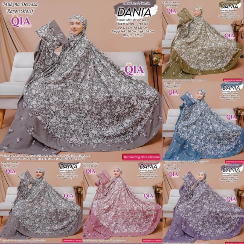 Mukena Dewasa Super Jumbo Motif by Qia Collection