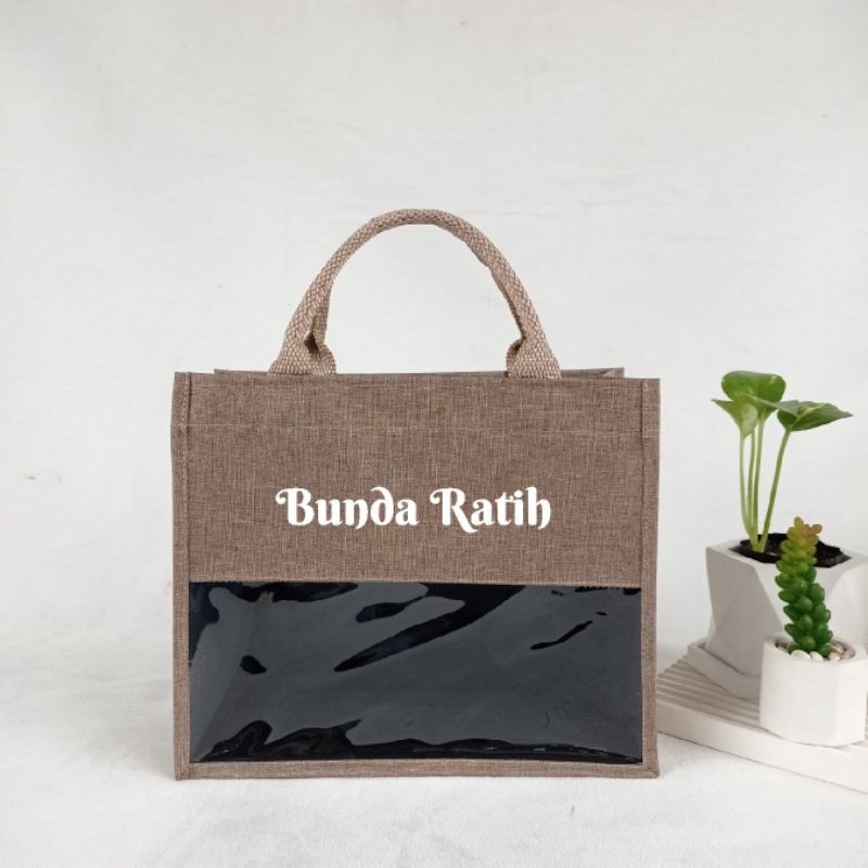 

Tas Hampers Denim Size M (Custom Nama)