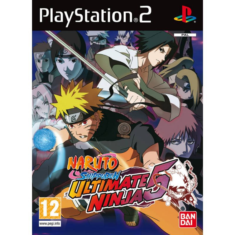 KASET CD DVD Game PS2 : Naruto Shippuden Ultimate Ninja 5