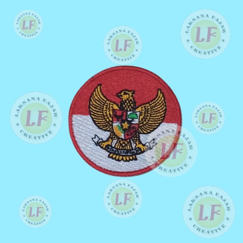 patch badge bordir logo GARUDA