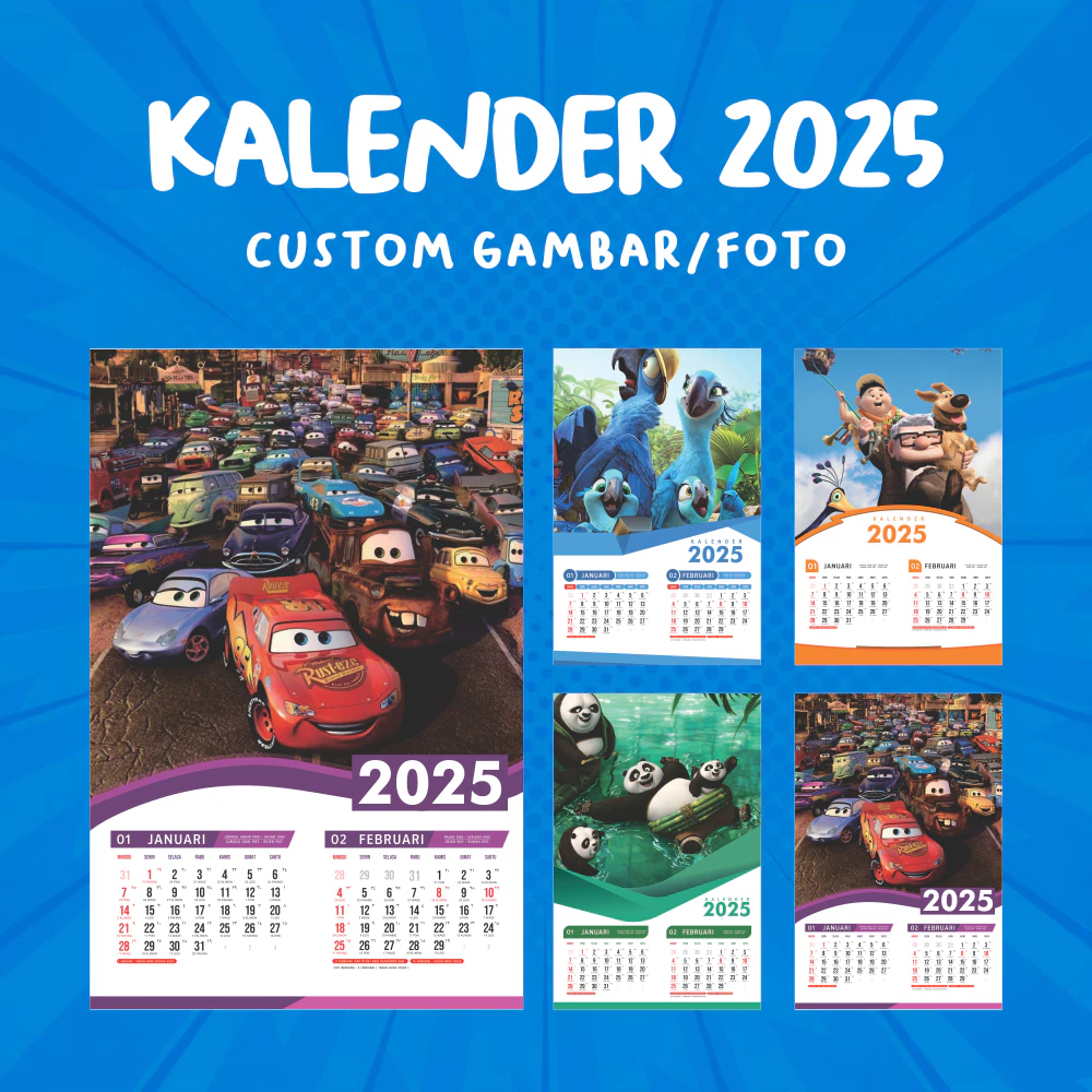 

Kalender 2025 Custom - Kalender Dinding - Tanpa minimal order