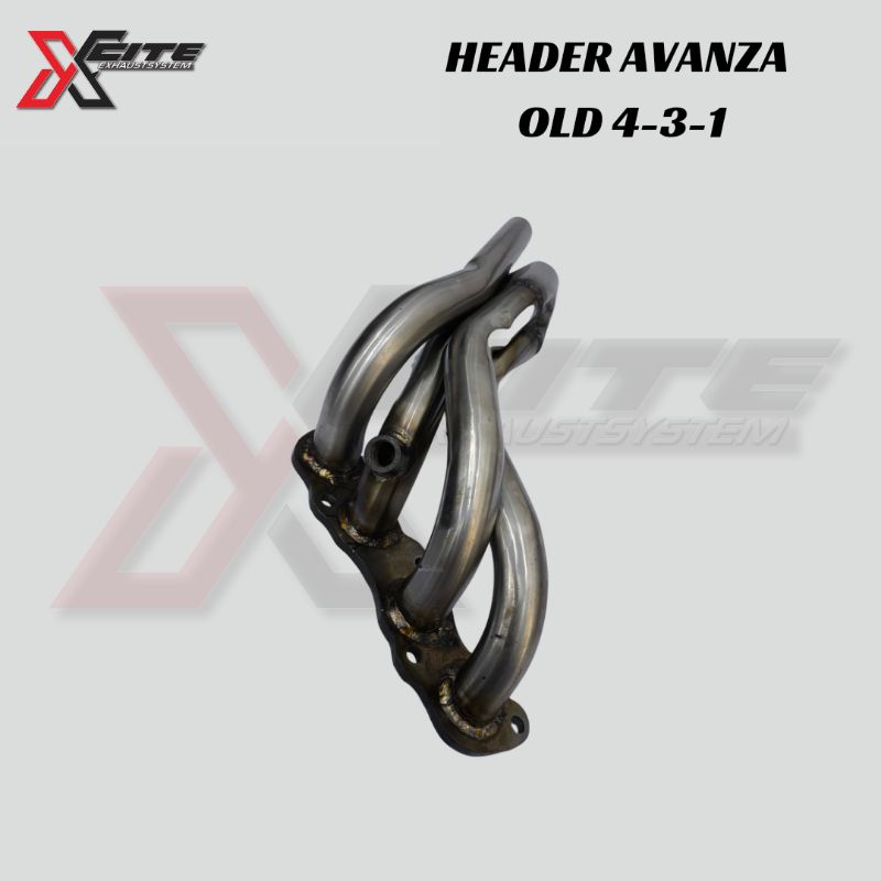 Knalpot Mobil header 4-3-1 avanza old full system frontpipe centerpipe bolt on