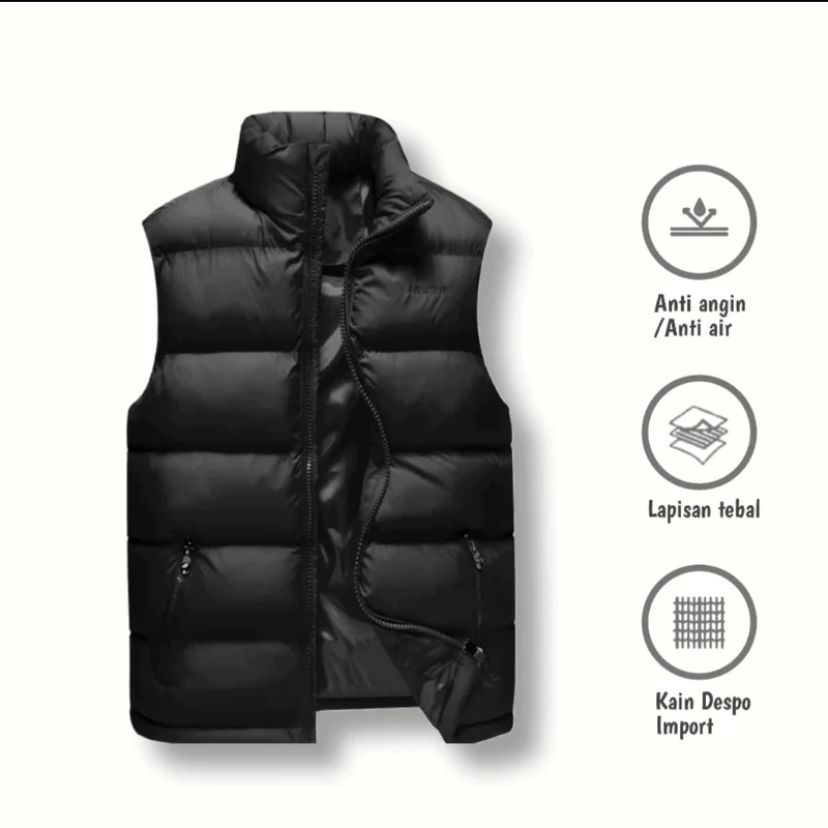 Rompi Parasut Anti Angin Anti Air Rompi Puffer Rompi Motor