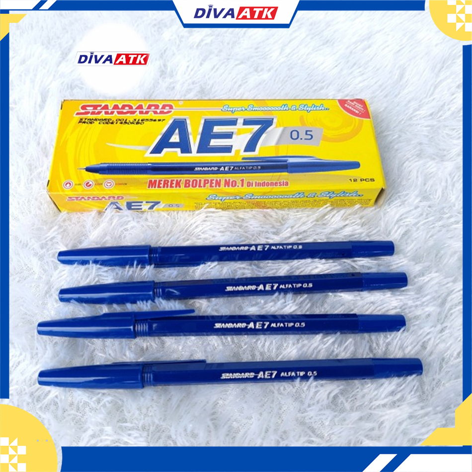 

Pulpen STANDART AE-7 BIRU