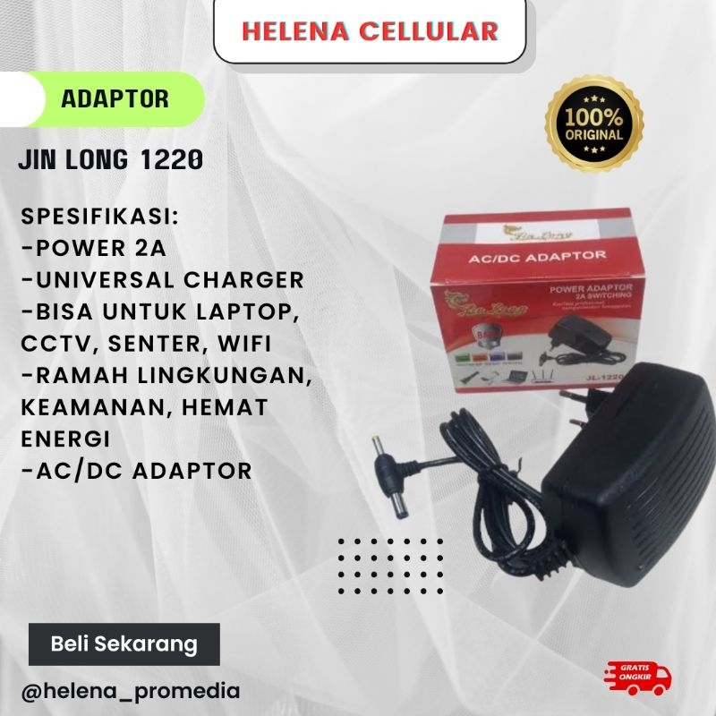 ADAPTOR charger universal JL-1220