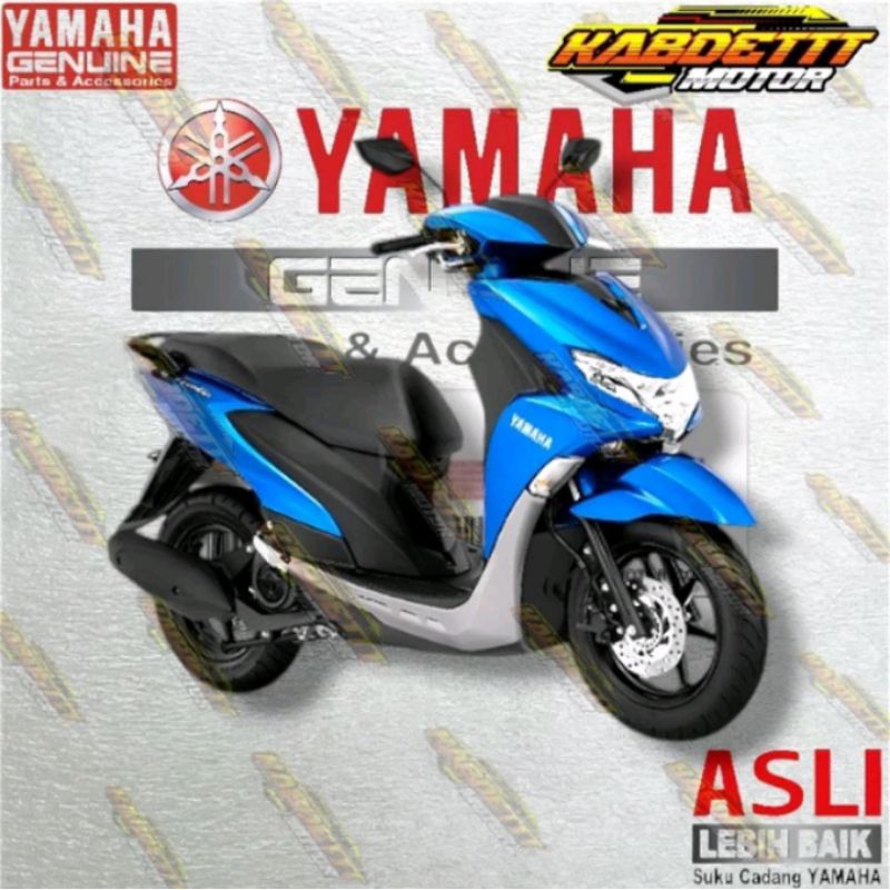 FULL SET BODY HALUS FREEGO FREE GO OLD 125 BIRU GLOSSY ASLI ORIGINAL YAMAHA