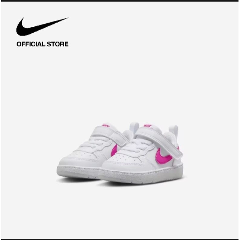 Nike Toddler Court Borough Low Recraft Shoes - White [DV5458-113]