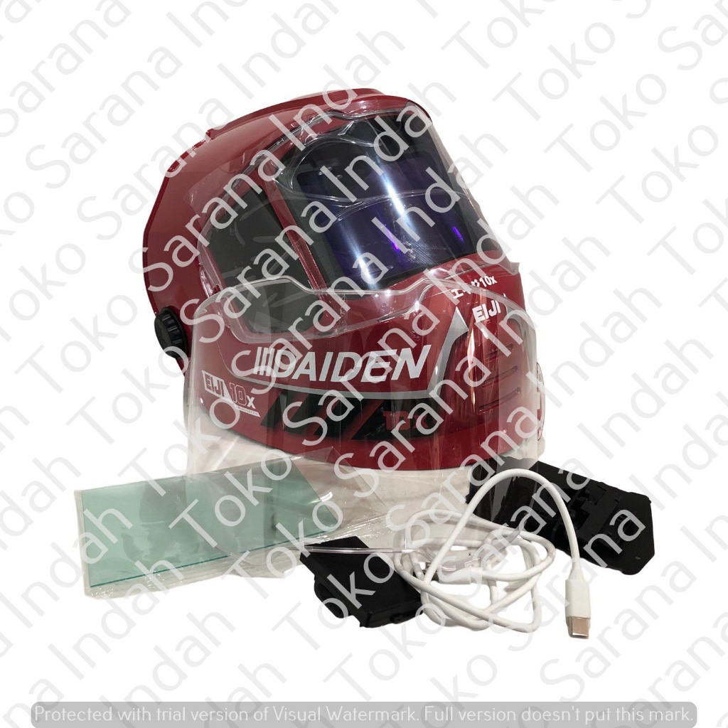 Daiden Eiji 10X Kedok Las Otomatic / Helm Las / Topeng Las Otomatis Eiji 10X Daiden