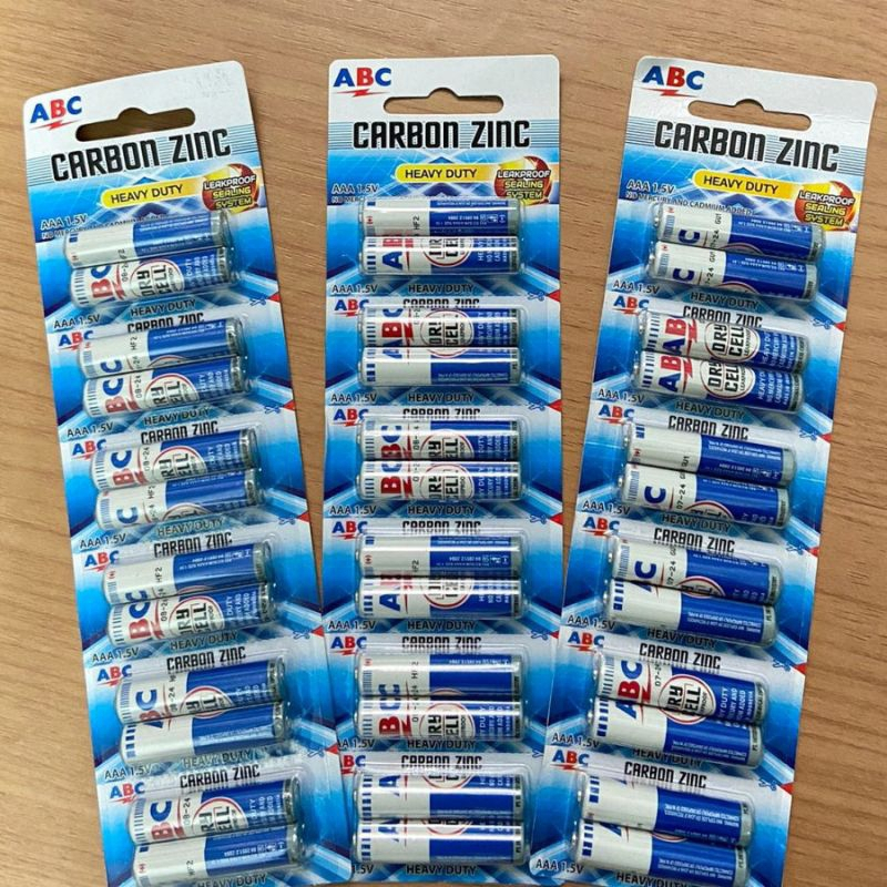 ORIGINAL (2pcs) Baterai ABC Biru AAA / A3 Untuk Poster Suara Edukasi Anak