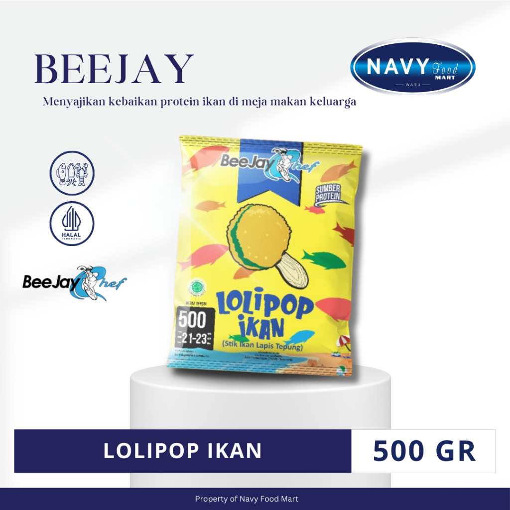 

BEEJAY LOLIPOP 500 GR / STIK IKAN LAPIS TEPUNG