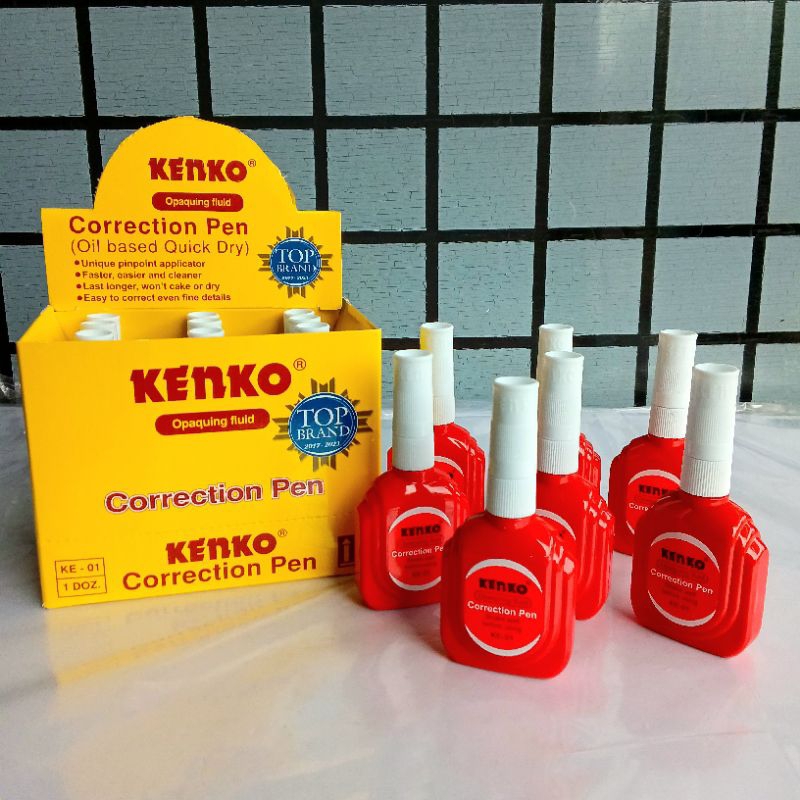 

TIPE-X Cair Correction Pen Kenko KE-01 ( Pak ) [ Original ]